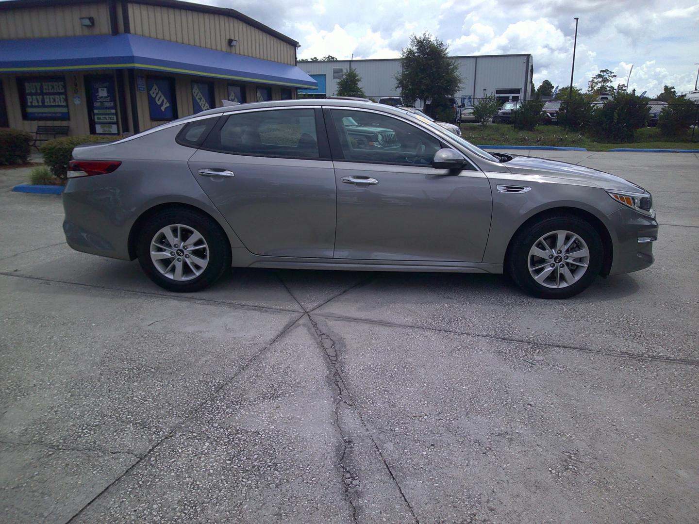 2016 GRAY KIA OPTIMA LX (5XXGT4L33GG) , located at 390 Hansen Avenue, Orange Park, FL, 32065, (904) 276-7933, 30.130497, -81.787529 - Photo#2